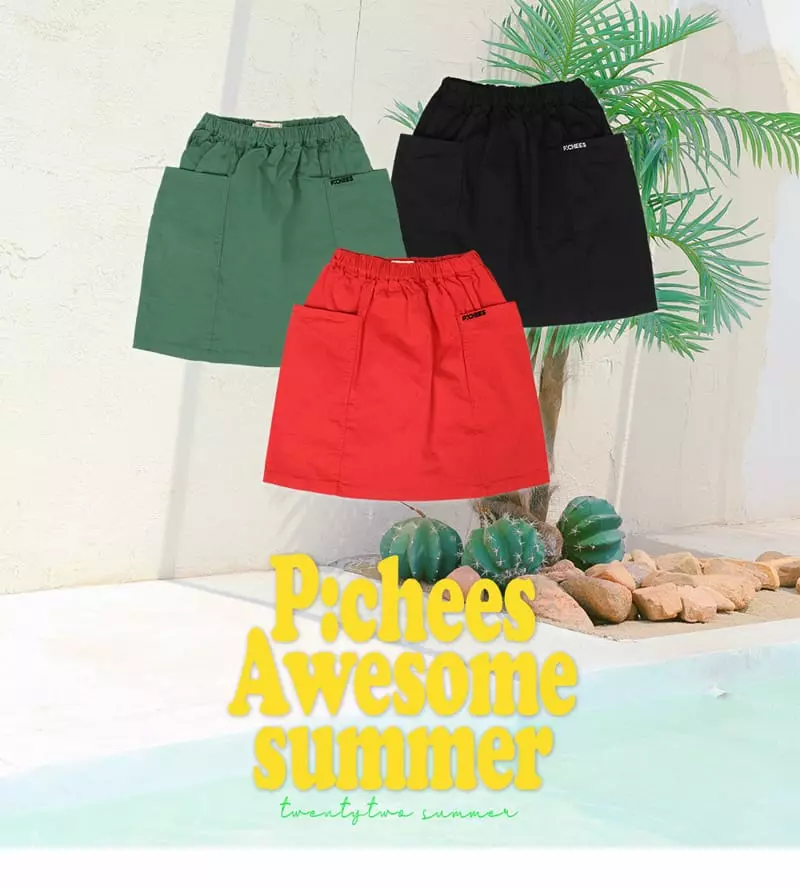 PEACH-CREAM - Korean Junior Fashion Brand - #littlefashionista - Salty Skirt