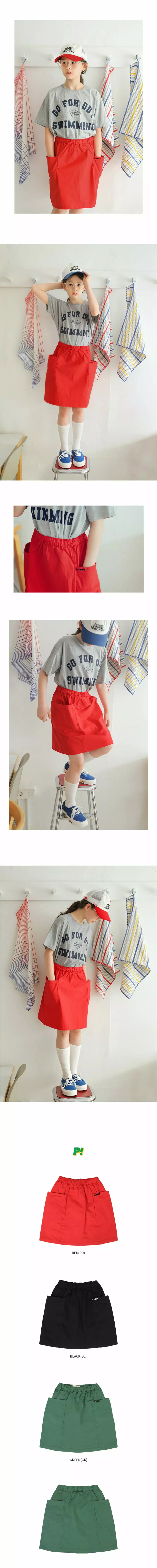 PEACH-CREAM - Korean Junior Fashion Brand - #minifashionista - Salty Skirt - 3