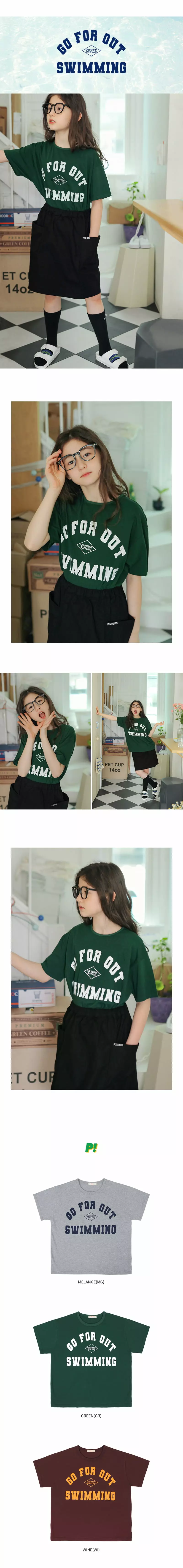 PEACH-CREAM - Korean Junior Fashion Brand - #prettylittlegirls - Swimming Tee - 3