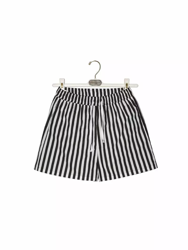 Paper Moon - Korean Women Fashion - #momslook - Classic Stripes Shorts - 8