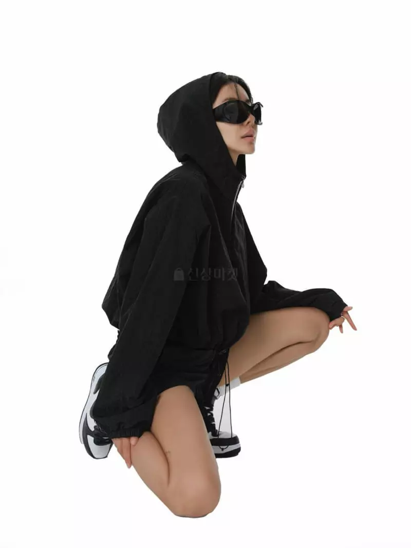 Paper Moon - Korean Women Fashion - #momslook - Matalic Hoody Top