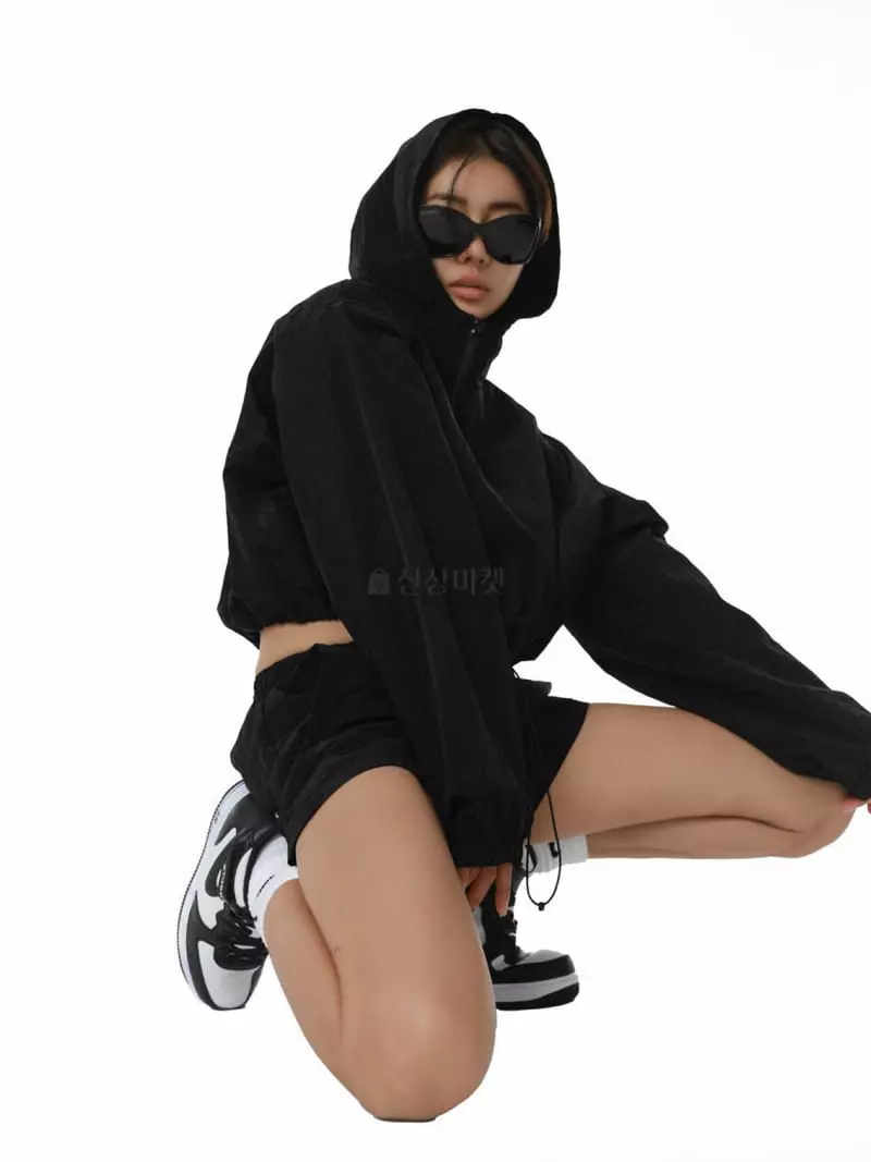 Paper Moon - Korean Women Fashion - #momslook - Matalic Hoody Top - 2