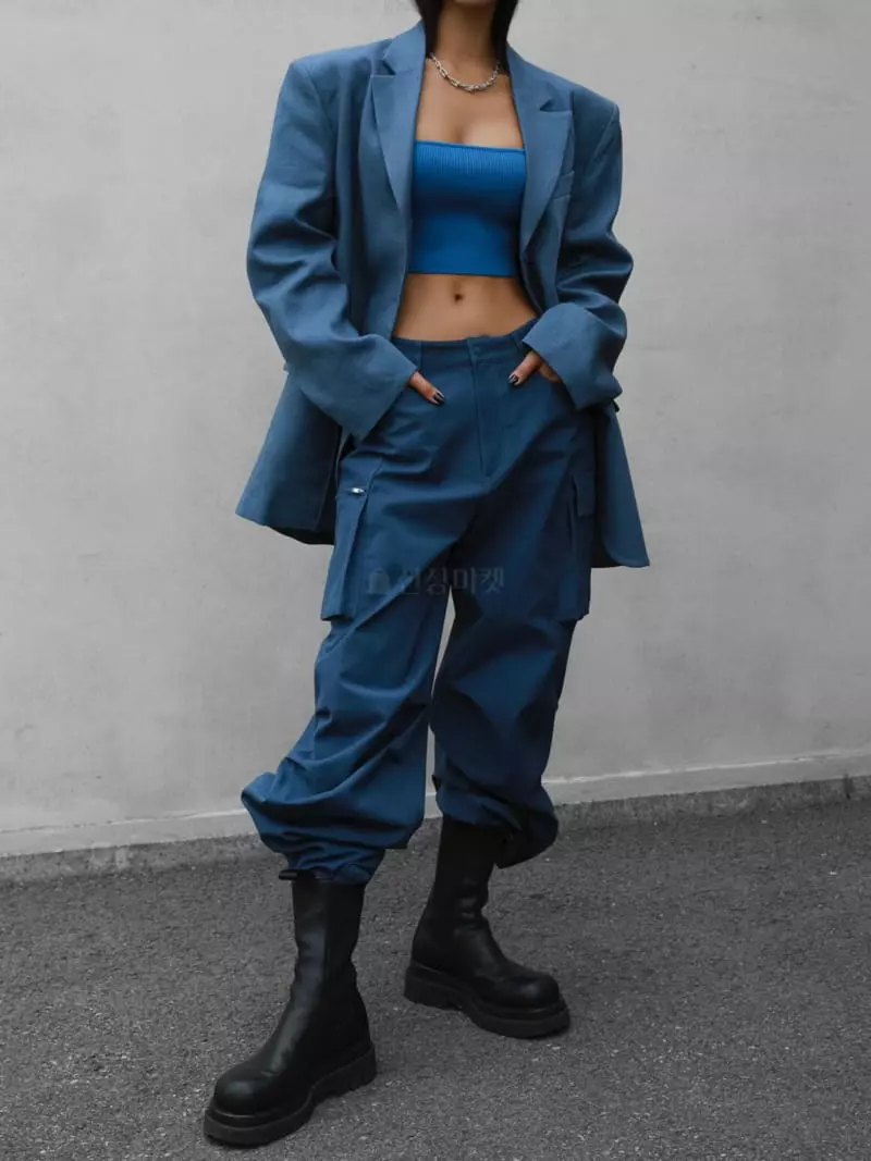 Paper Moon - Korean Women Fashion - #momslook - Heavy Trouser - 3