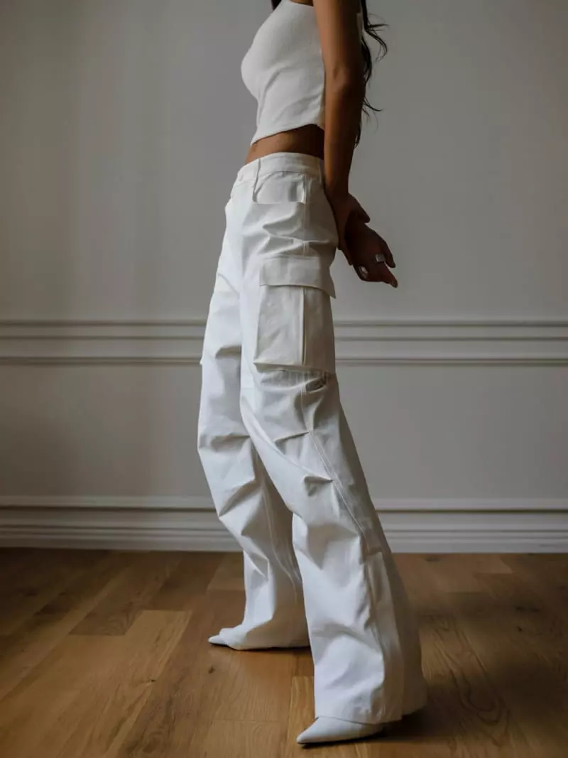 Paper Moon - Korean Women Fashion - #momslook - Heavy Trouser - 7