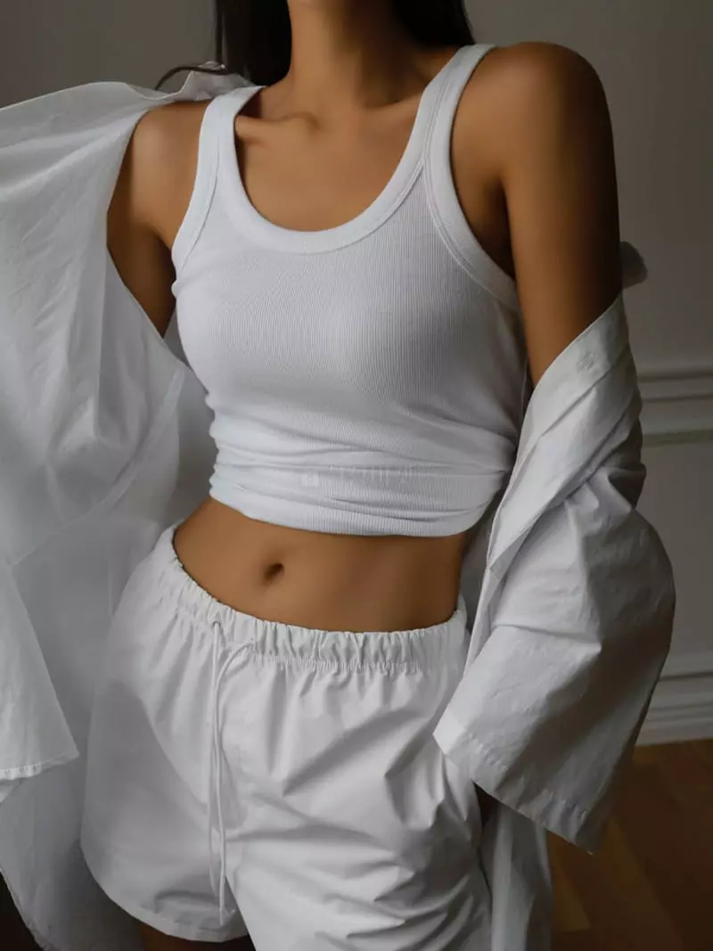 Paper Moon - Korean Women Fashion - #momslook - Sleeveless Rib Top - 5