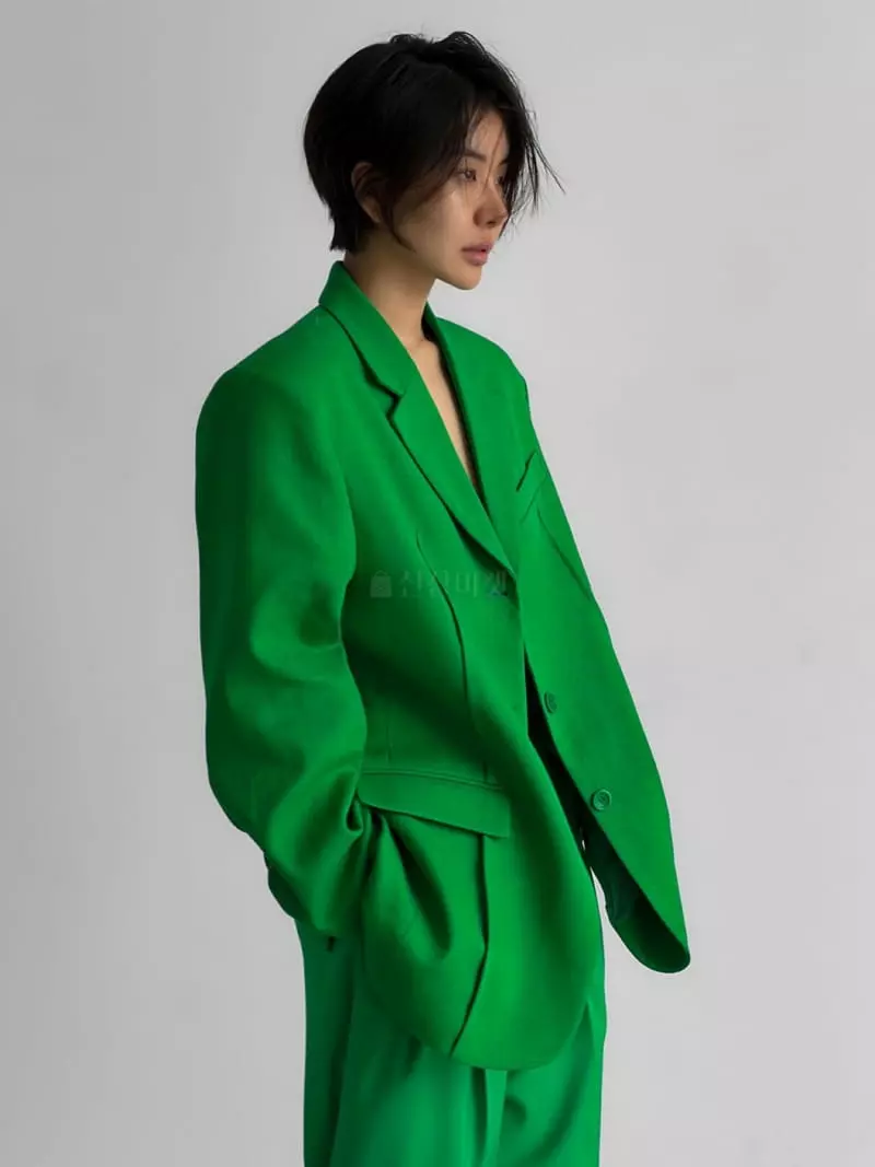 Paper Moon - Korean Women Fashion - #momslook - Pintuck Jacket
