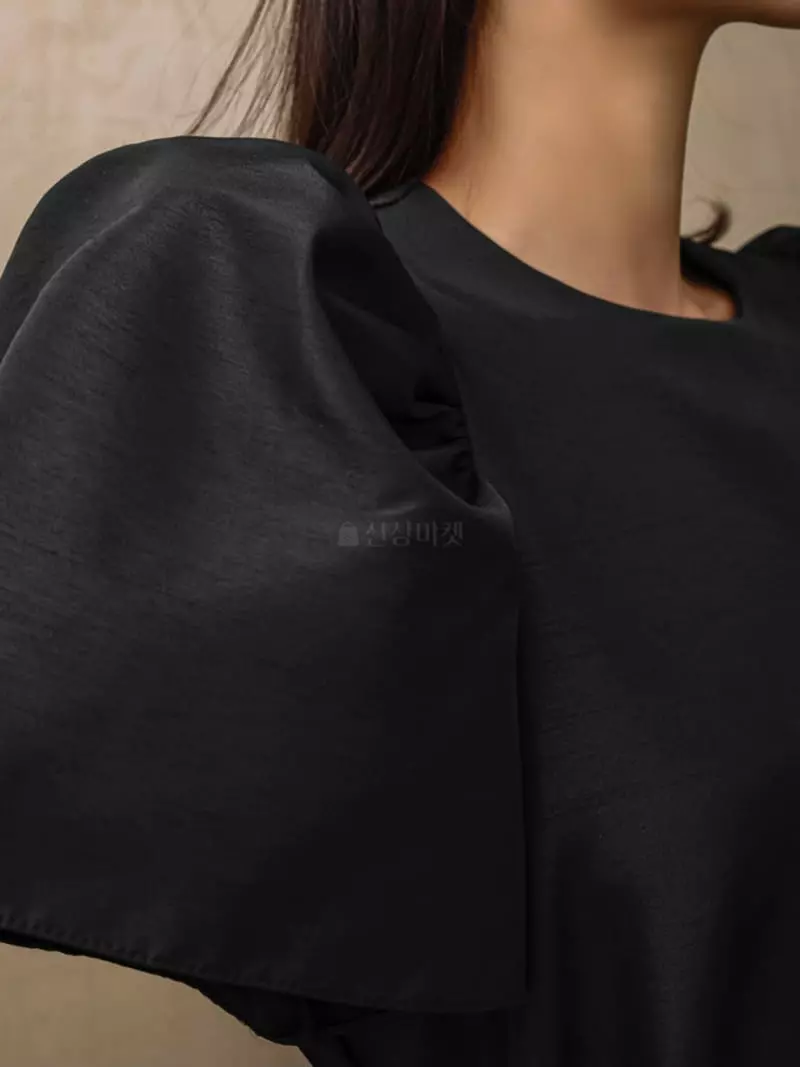 Paper Moon - Korean Women Fashion - #momslook - Puff Sleeves Mini One-piece - 8