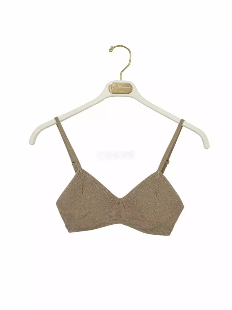 Paper Moon - Korean Women Fashion - #momslook - Knit Bralet Top - 11