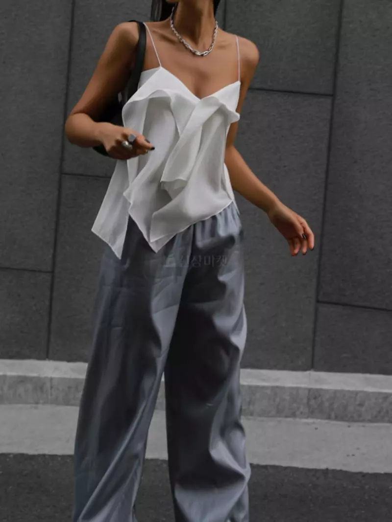 Paper Moon - Korean Women Fashion - #thelittlethings - Frill Ruffle Blouse - 4