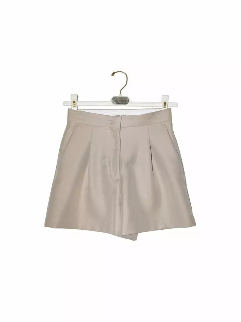 Paper Moon - Korean Women Fashion - #womensfashion - Classic Pleats Detail Shorts - 4
