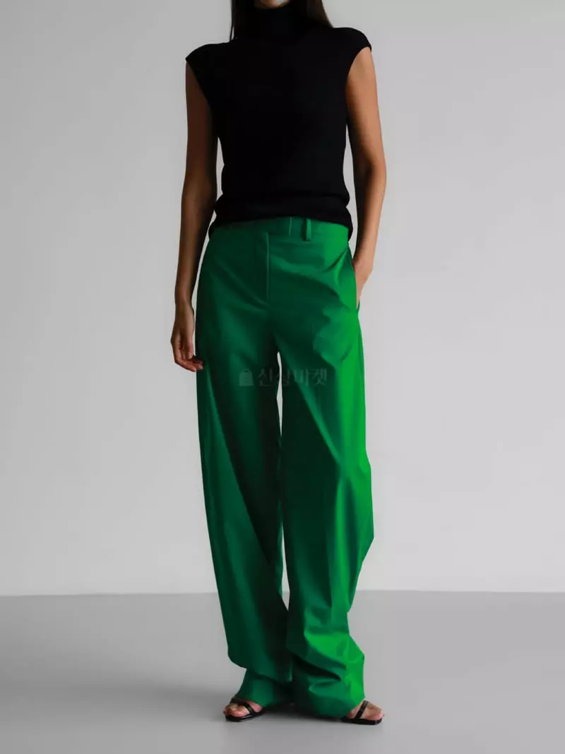 Paper Moon - Korean Women Fashion - #momslook - Striaght Fit Wide Pants