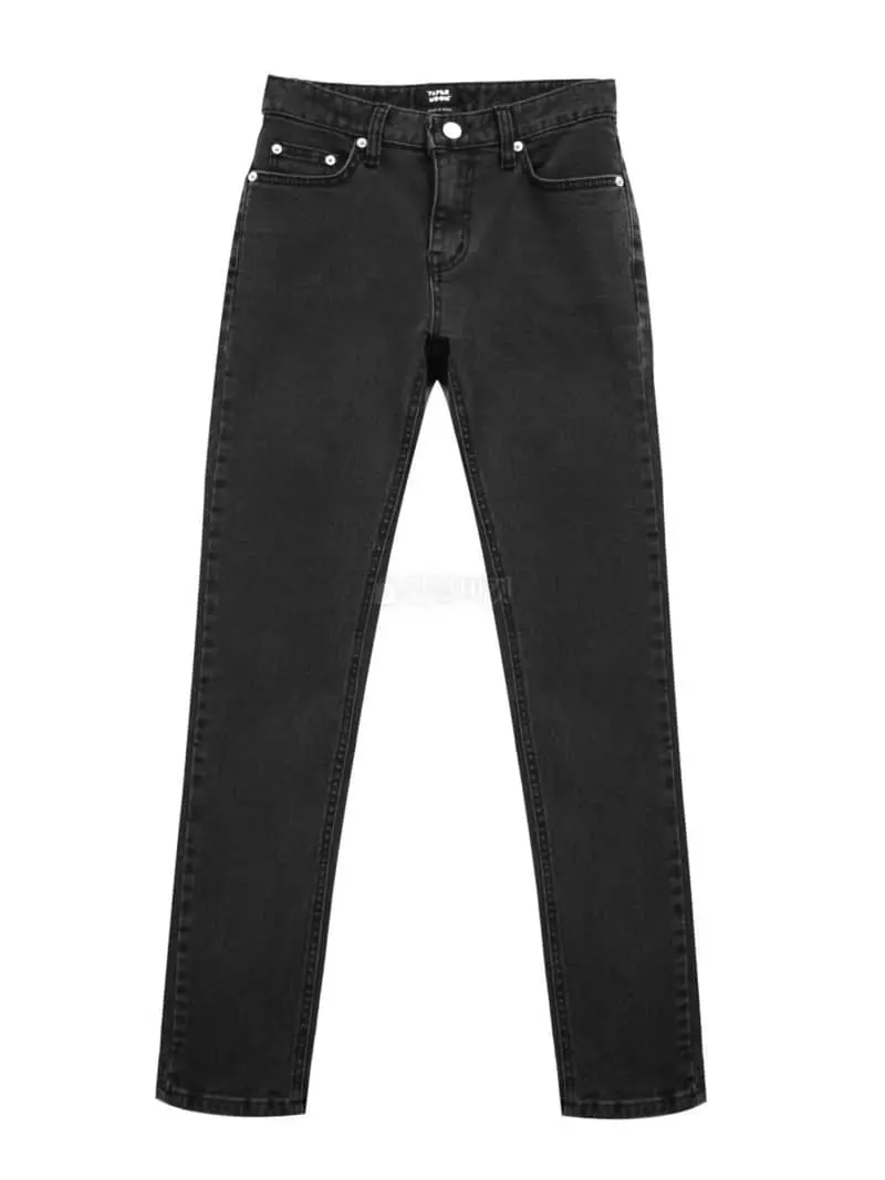 Paper Moon - Korean Women Fashion - #womensfashion - Wished Black Striaght Jeans - 4