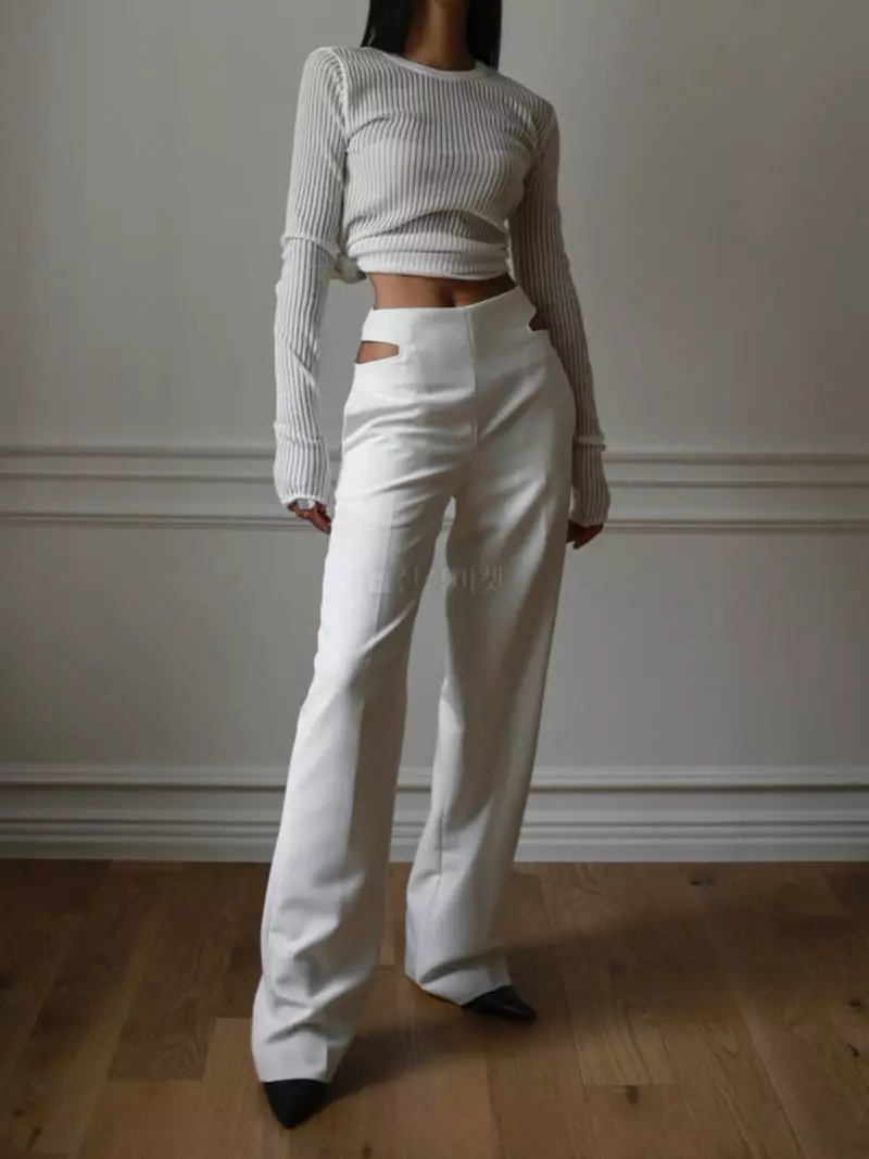 Paper Moon - Korean Women Fashion - #momslook - Waist Split Plare Jacket - 3