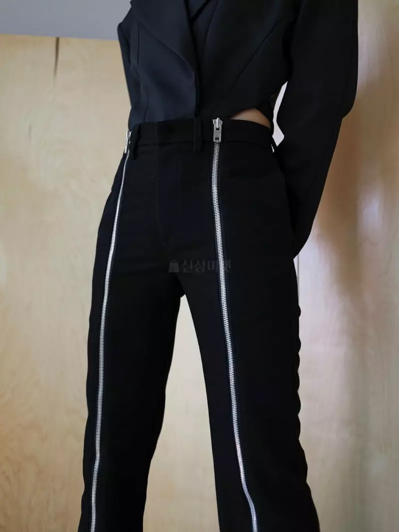 Paper Moon - Korean Women Fashion - #pursuepretty - Luxe Waist Trouser - 12