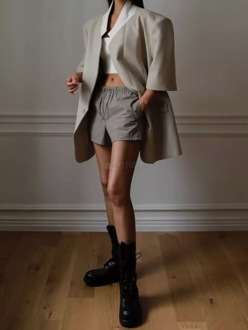 Paper Moon - Korean Women Fashion - #restrostyle - Due Nylon Shorts - 10