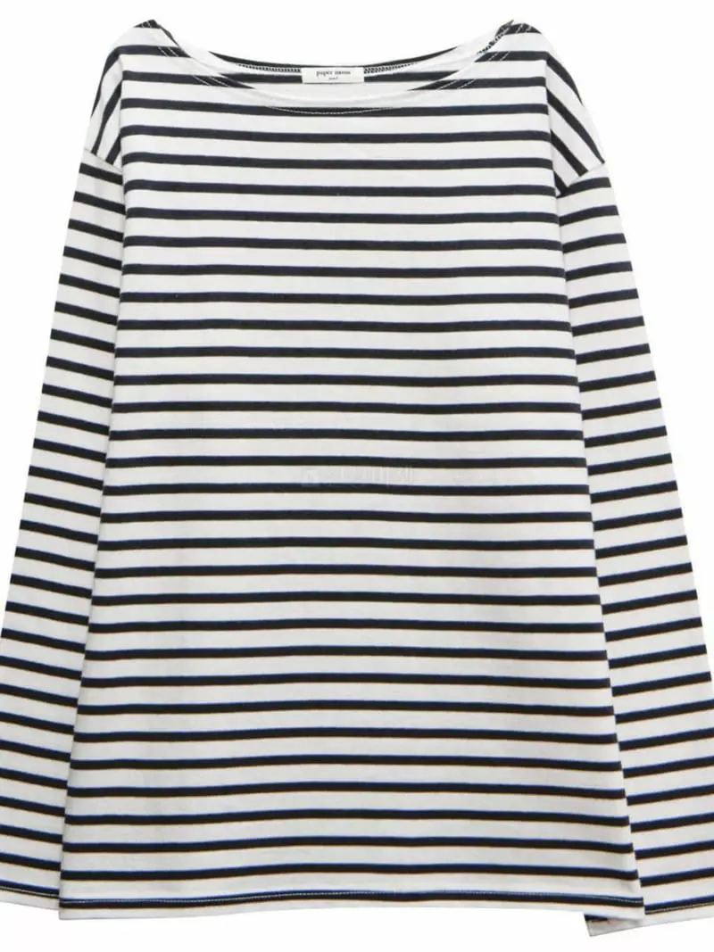 Paper Moon - Korean Women Fashion - #restrostyle - Vivid Stripes Tee - 3