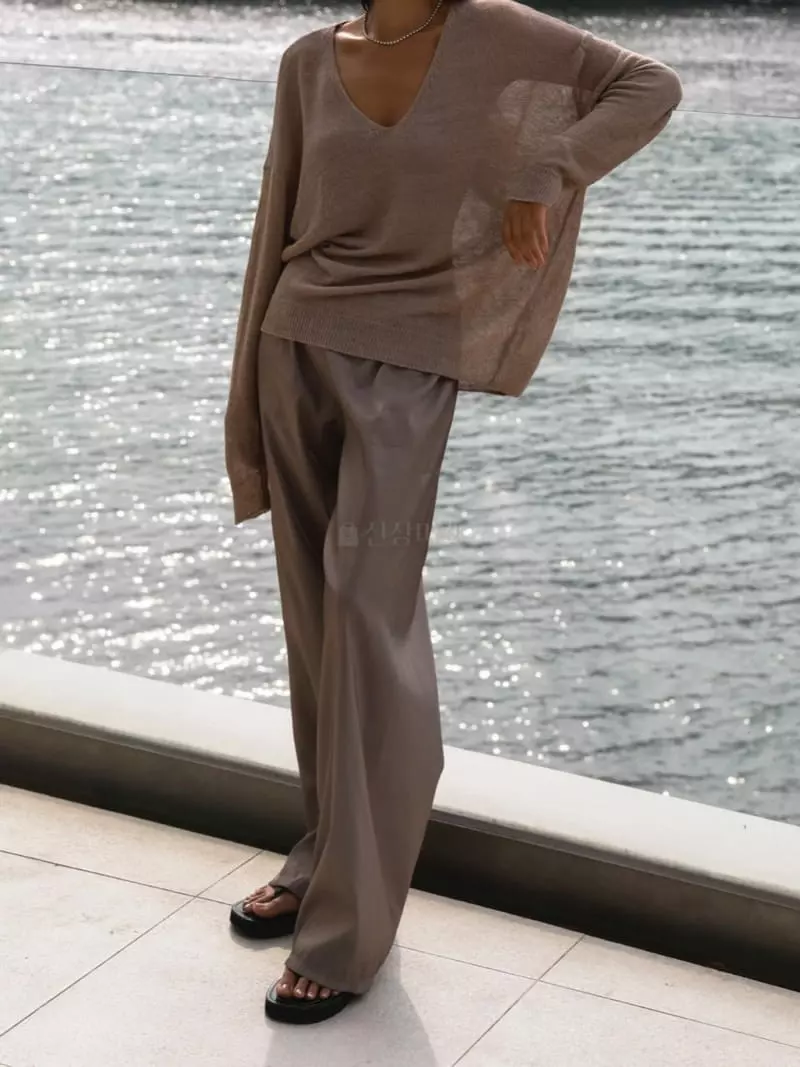 Paper Moon - Korean Women Fashion - #romanticstyle - Oversize Summer Knit