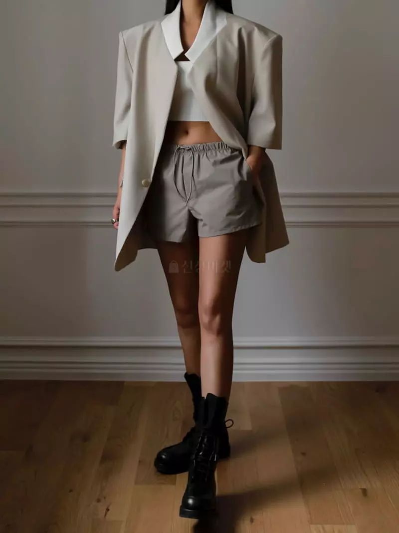 Paper Moon - Korean Women Fashion - #romanticstyle - Due Nylon Shorts - 11