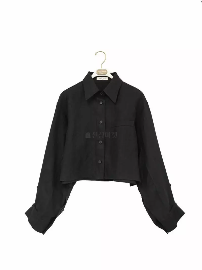 Paper Moon - Korean Women Fashion - #thatsdarling - Crop Shirt Jacket