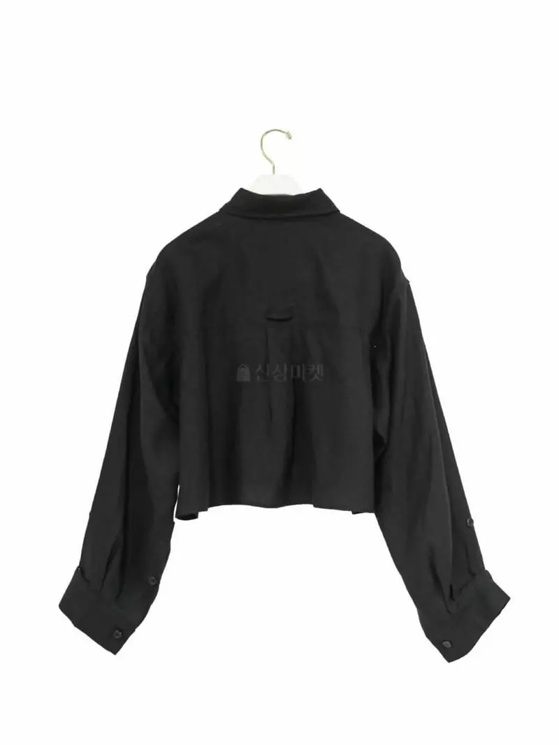 Paper Moon - Korean Women Fashion - #thelittlethings - Crop Shirt Jacket - 2