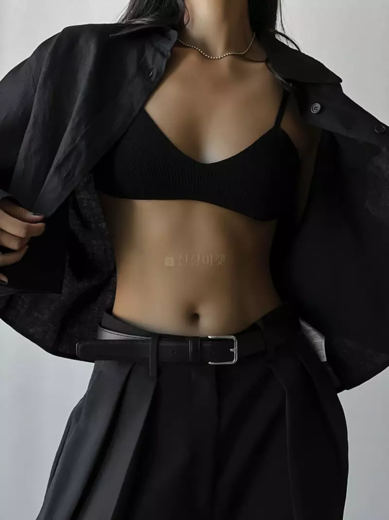 Paper Moon - Korean Women Fashion - #vintageinspired - Knit Bralet Top