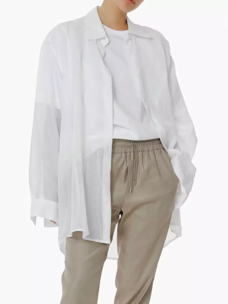 Paper Moon - Korean Women Fashion - #vintagekidsstyle - Vivid Oversize Shirt - 2