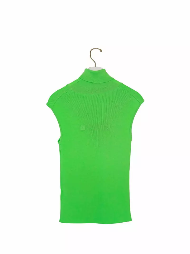 Paper Moon - Korean Women Fashion - #womensfashion - Turtleneck Sleeveless - 8