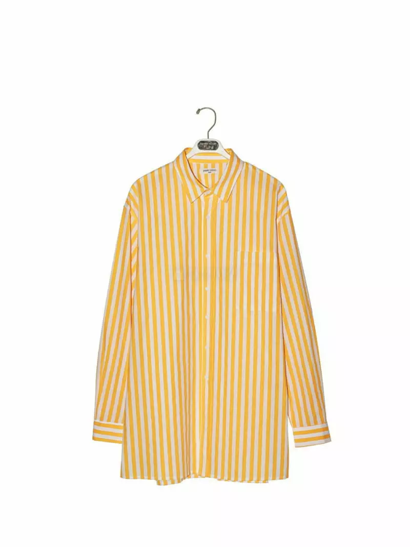 Paper Moon - Korean Women Fashion - #momslook - Classic Stripes Button Shirt - 4
