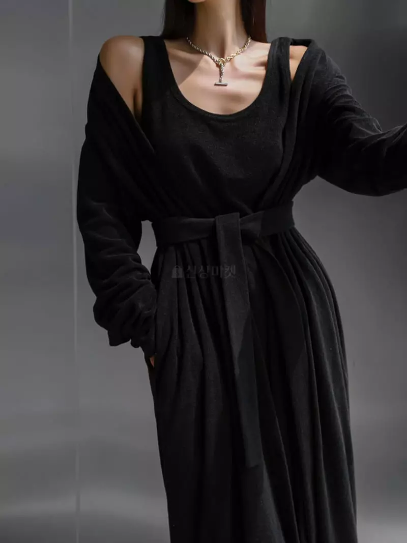 Paper Moon - Korean Women Fashion - #womensfashion - French Terry Maxy Coat - 2