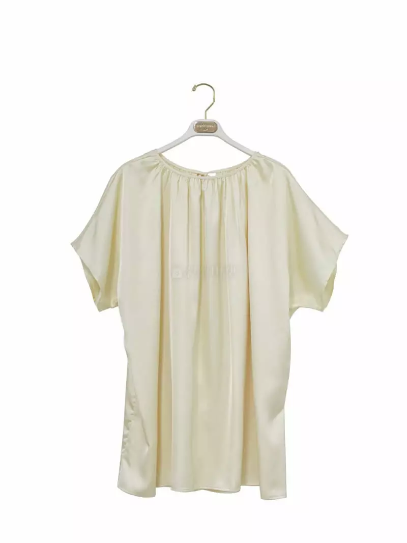 Paper Moon - Korean Women Fashion - #womensfashion - Satin Shirring Ribbon Detail One-piece - 7