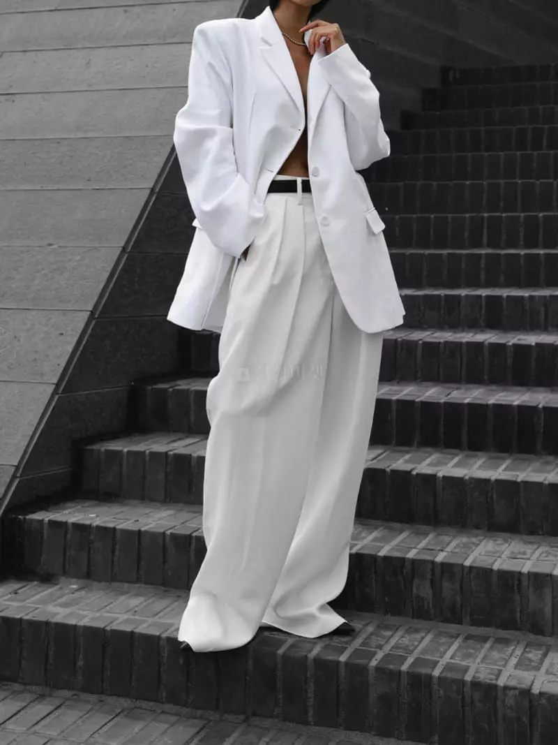 Paper Moon - Korean Women Fashion - #womensfashion - Summer Low Waist Pleats Trouser