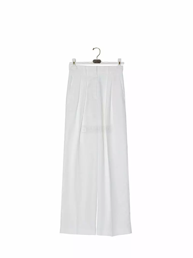 Paper Moon - Korean Women Fashion - #womensfashion - Summer Low Waist Pleats Trouser - 3