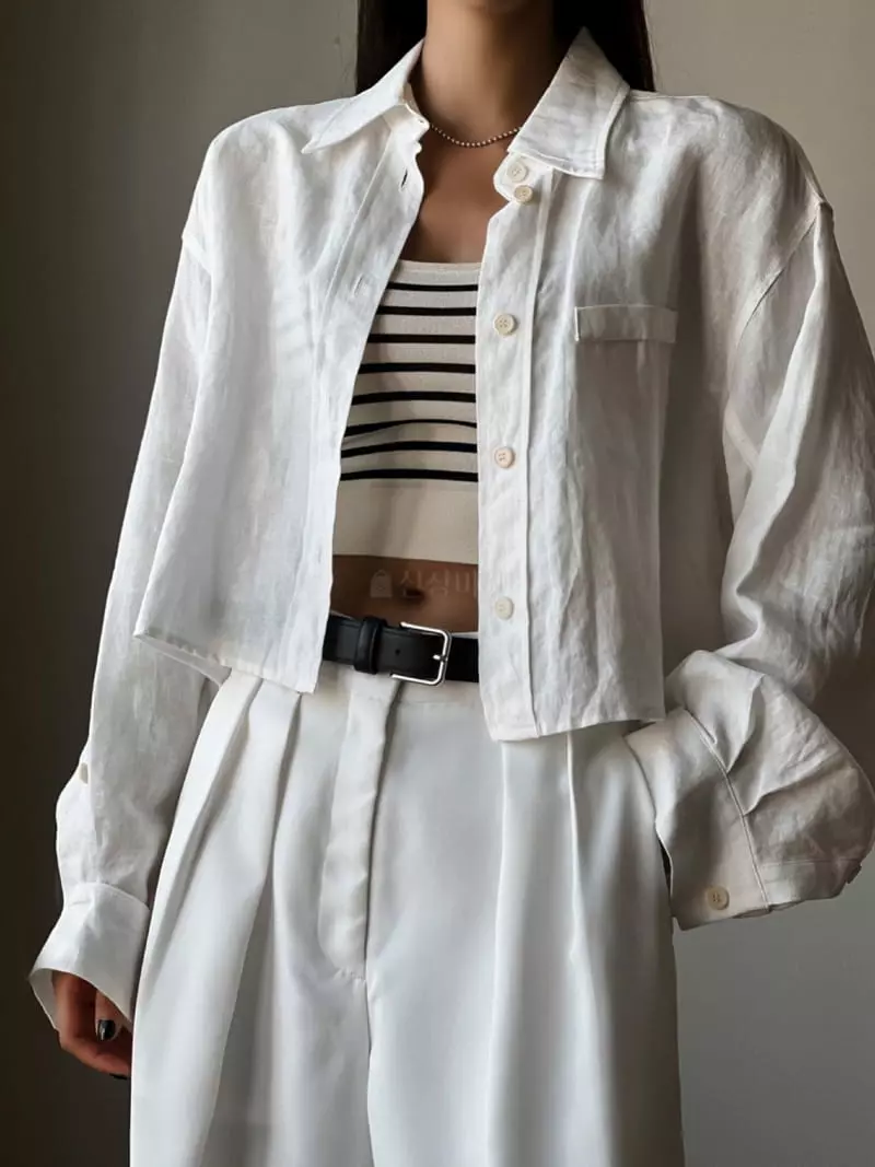 Paper Moon - Korean Women Fashion - #womensfashion - Crop Shirt Jacket - 6