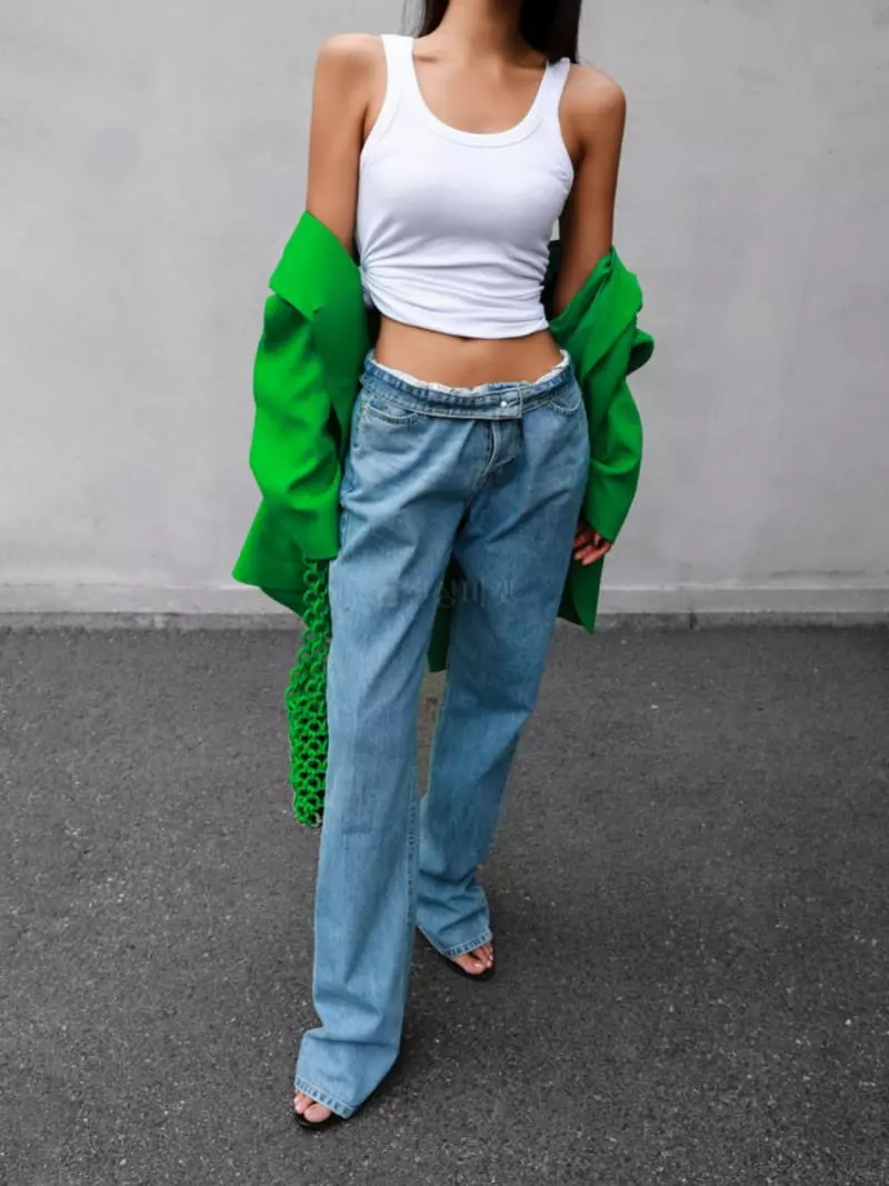 Paper Moon - Korean Women Fashion - #womensfashion - Sleeveless Rib Top - 2