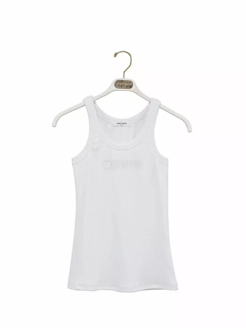 Paper Moon - Korean Women Fashion - #momslook - Sleeveless Rib Top - 4