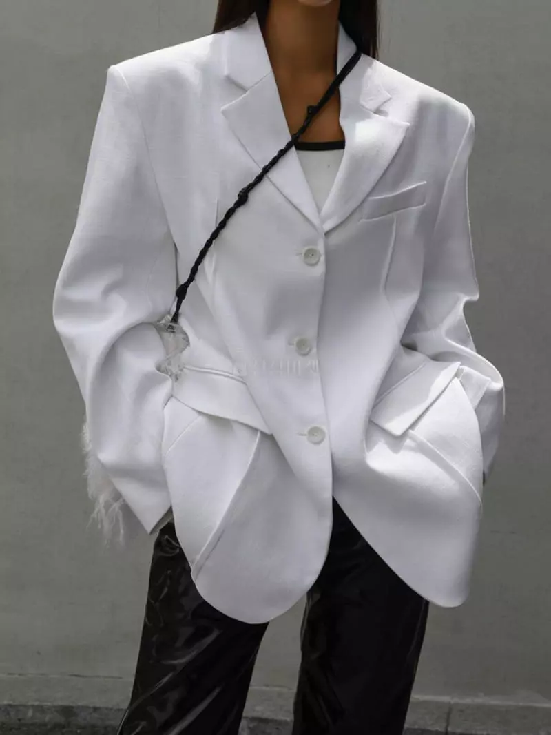 Paper Moon - Korean Women Fashion - #momslook - Pintuck Jacket - 4