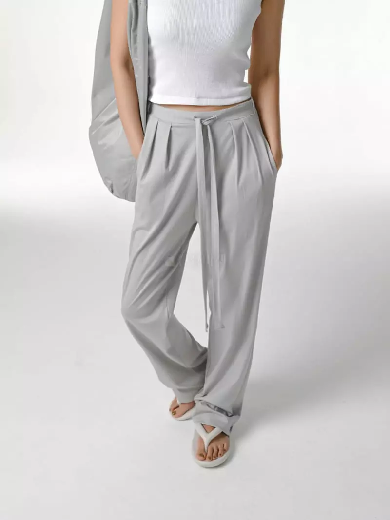 Paper Moon - Korean Women Fashion - #womensfashion - Two Pintuck Trouser - 7