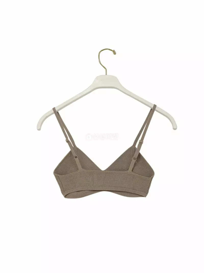 Paper Moon - Korean Women Fashion - #womensfashion - Knit Bralet Top - 12