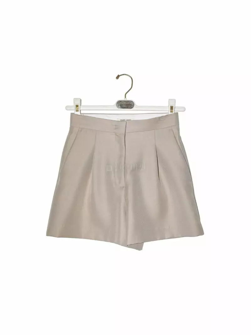 Paper Moon - Korean Women Fashion - #womensfashion - Classic Pleats Detail Shorts - 9
