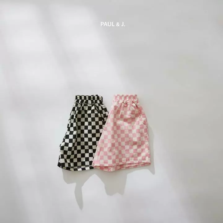 Paul & J - Korean Children Fashion - #childofig - Chess Shorts - 2