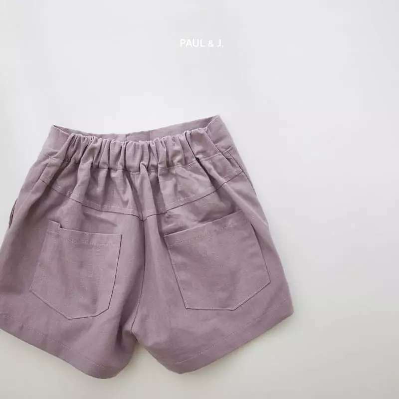 Paul & J - Korean Children Fashion - #designkidswear - Kale Linen Shorts - 7