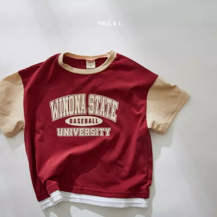 Paul & J - Korean Children Fashion - #kidsstore - We No Layered Tee - 3