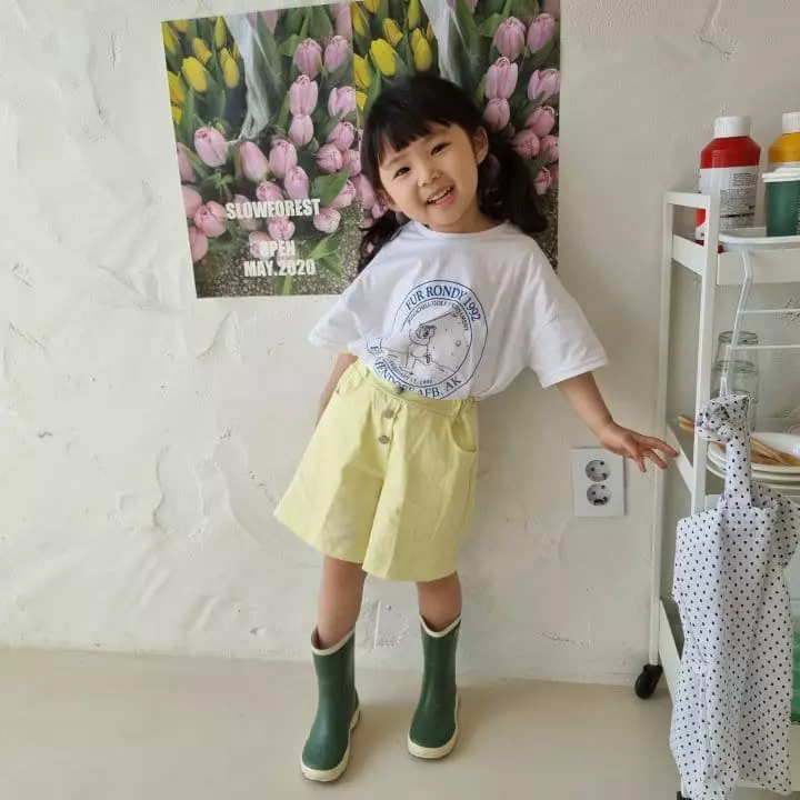 Paul & J - Korean Children Fashion - #kidzfashiontrend - Butter Denim Shorts - 12