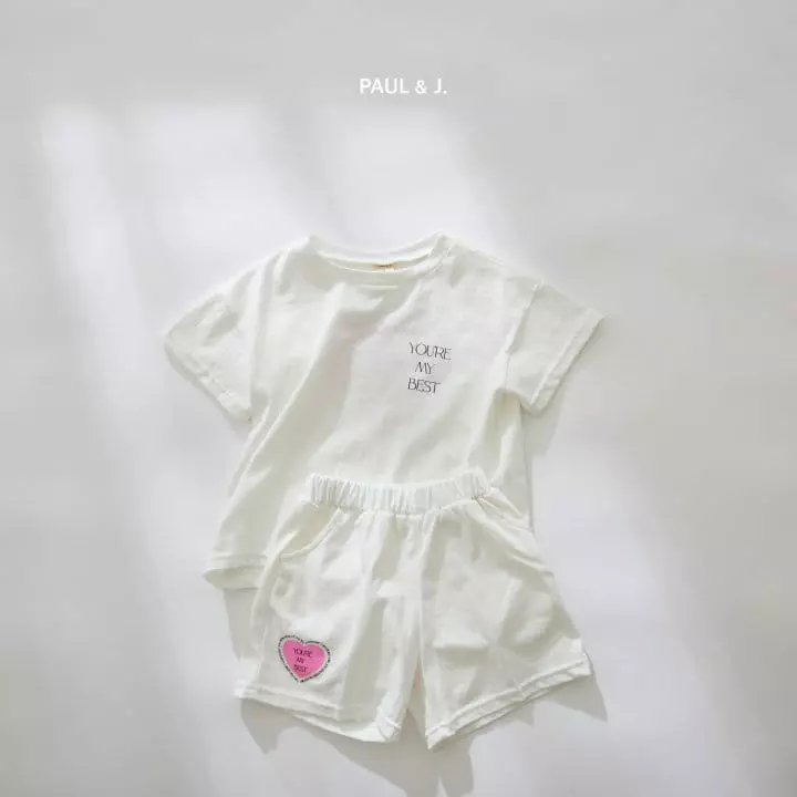 Paul & J - Korean Children Fashion - #Kfashion4kids - Lovely Top Bottom Set - 4