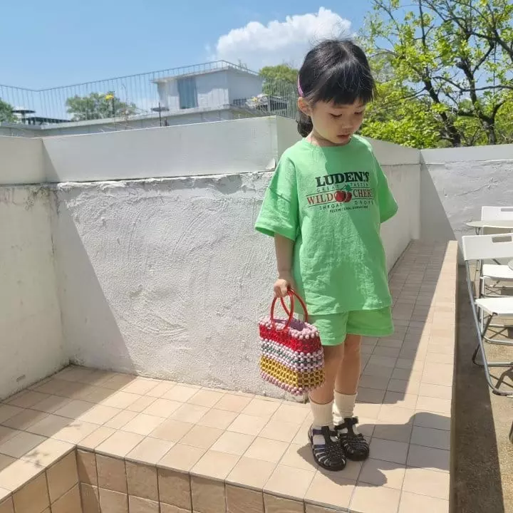 Paul & J - Korean Children Fashion - #magicofchildhood - Cherry Top Bottom Set - 6