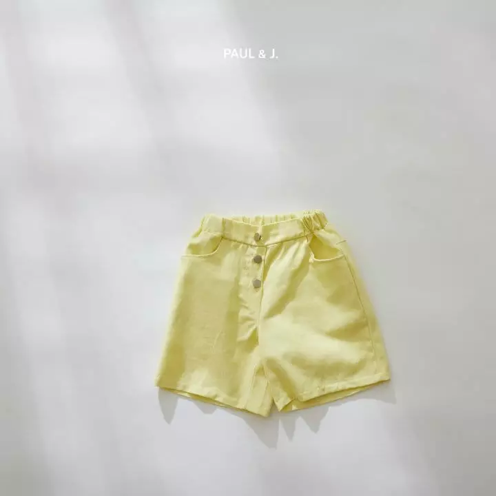 Paul & J - Korean Children Fashion - #prettylittlegirls - Butter Denim Shorts - 3
