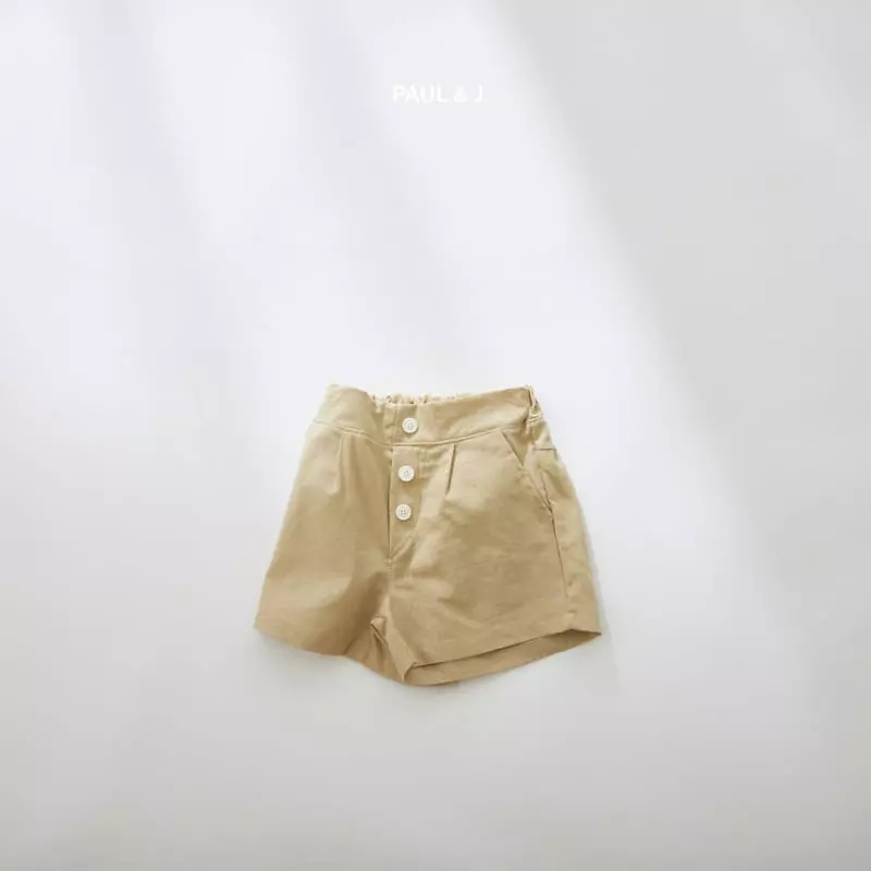 Paul & J - Korean Children Fashion - #todddlerfashion - Kale Linen Shorts - 2
