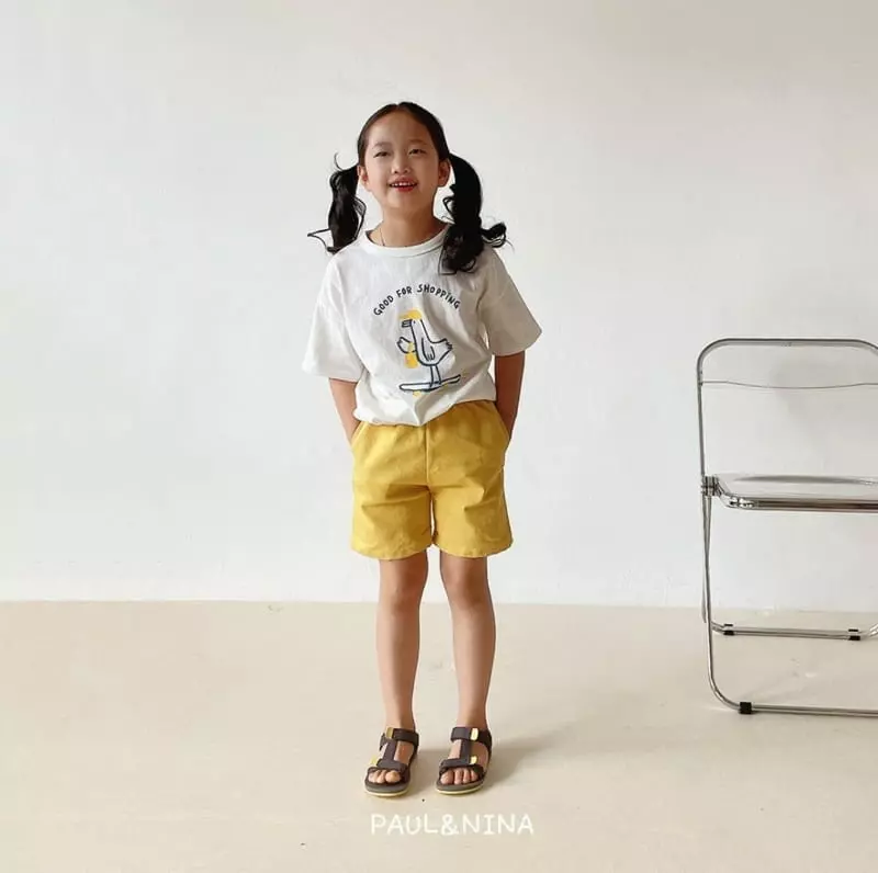 Paul & Nina - Korean Children Fashion - #kidzfashiontrend - 22 Cheese Half Cotton Pants - 4