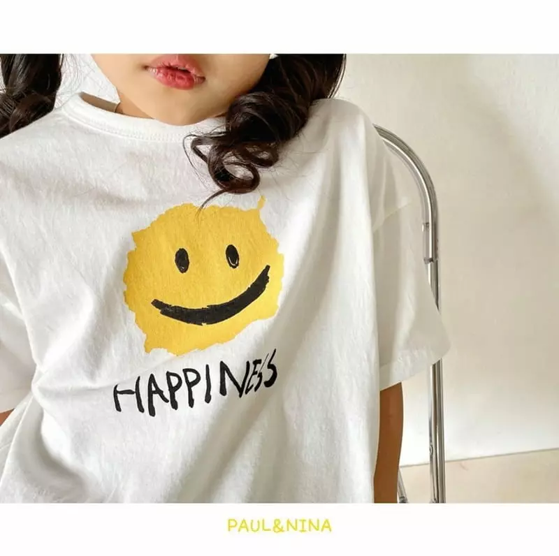 Paul & Nina - Korean Children Fashion - #childofig - Bbang Happiness Tee - 9