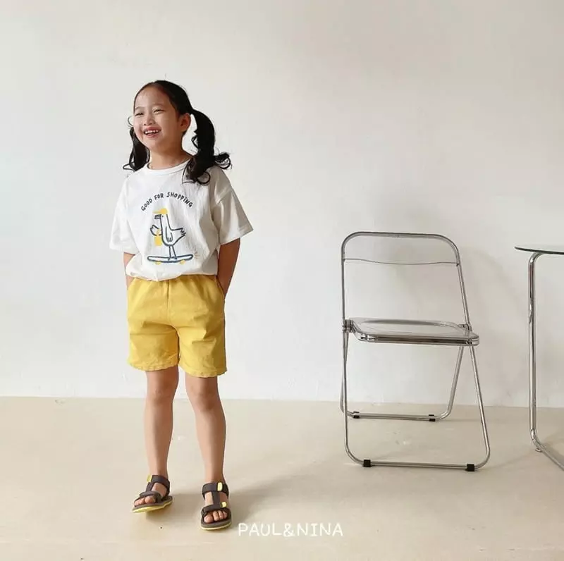 Paul & Nina - Korean Children Fashion - #childofig - 22 Cheese Half Cotton Pants - 12